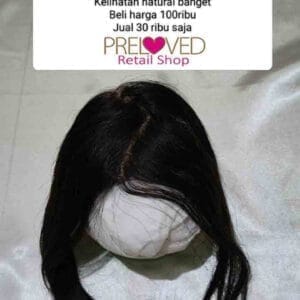 Hairclip Rambut Natural Asli